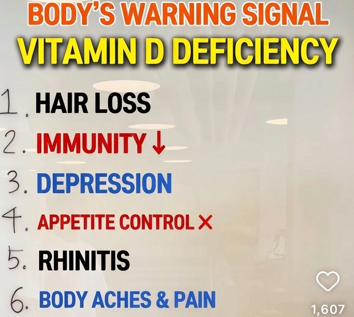 vitamin D deficiency symptoms