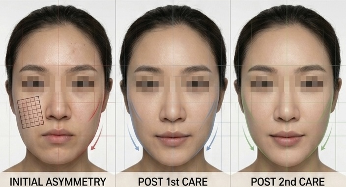 facial asymmetry why it occurs?